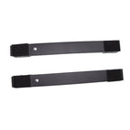 2 Sets Mobile Roller Bracket Furniture Raised Base Moving Wheels for Refrigerator Washing Machine Black