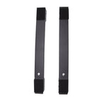 2 Sets Mobile Roller Bracket Furniture Raised Base Moving Wheels for Refrigerator Washing Machine Black