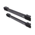 2 Sets Mobile Roller Bracket Furniture Raised Base Moving Wheels for Refrigerator Washing Machine Black