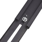 2 Sets Mobile Roller Bracket Furniture Raised Base Moving Wheels for Refrigerator Washing Machine Black