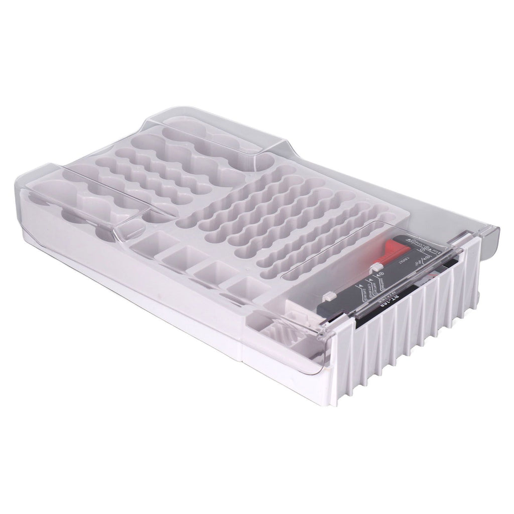 Battery Storage Box Soft Padding Battery Carrying Case with Capacity Test Instrument
