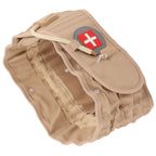 Back Decompression Belt Inflatable Relaxing Muscles Traction Function TPU Material Lower Back Support Device Khaki Silver Inflator L