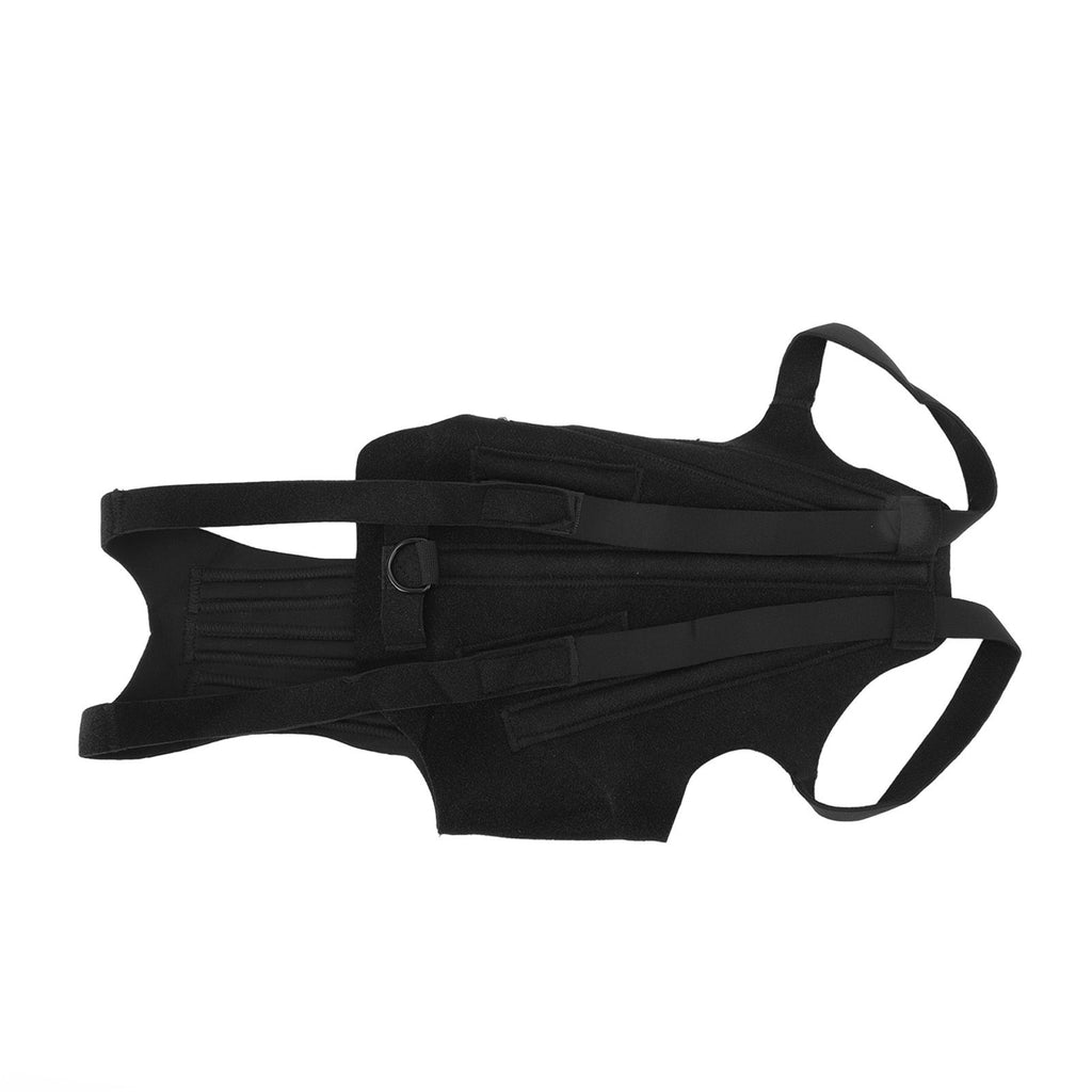 Dog Back Bracer Polyester Strong Rigidity Flexible Back Supporting Vest for Walking S