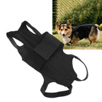 Dog Back Bracer Polyester Strong Rigidity Flexible Back Supporting Vest for Walking L