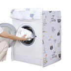 Dust Cover Cartoon Pattern Waterproof UV Resistance Anti Dirty Thickened Cover for 10kg Washing Machine Cat Clamshell Type 55 X 75 X 100