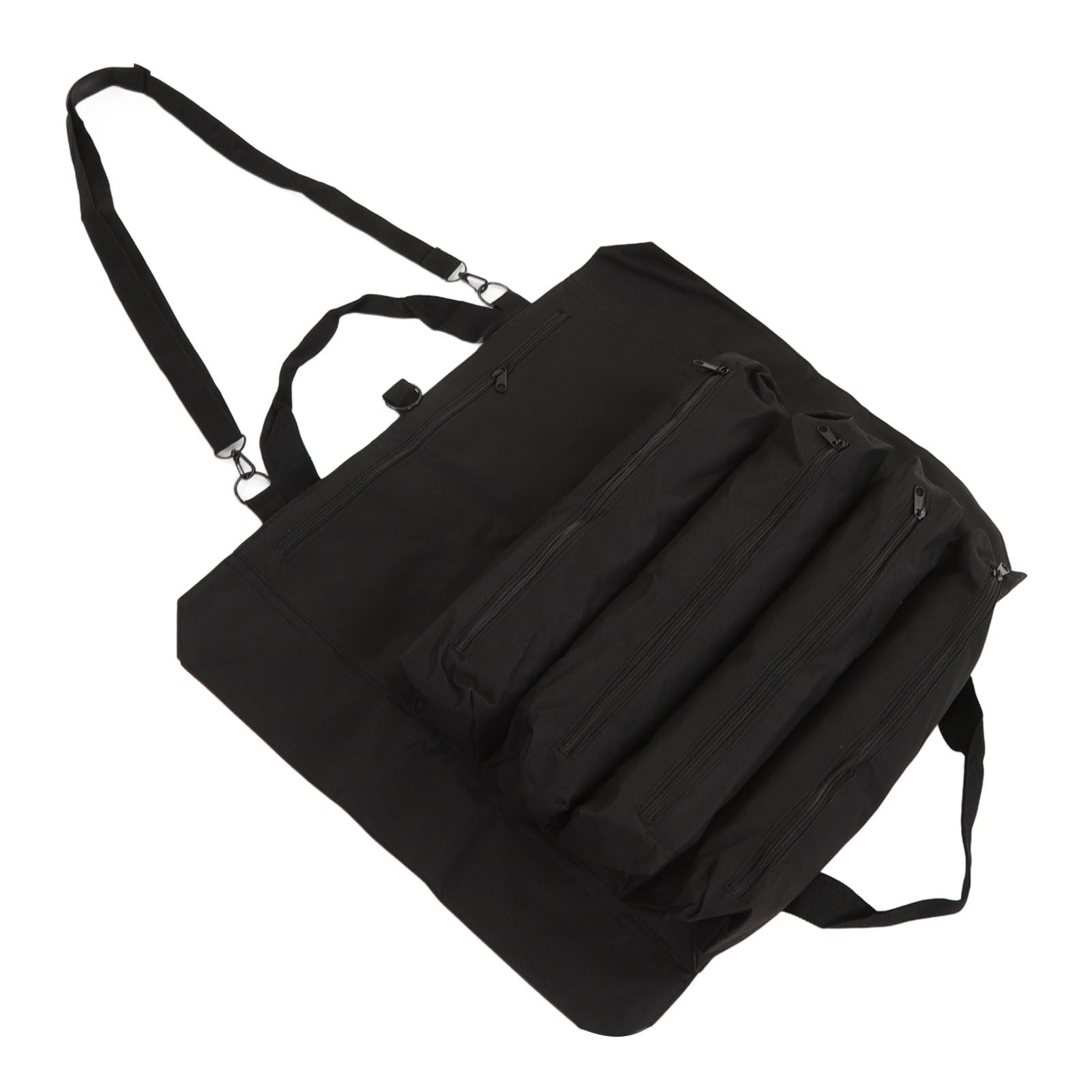 Roll Up Tool Bag Multi Purpose Tool Pouch Portable Multi Pocket Hanging Foldable Wrench Storage Carrier Black