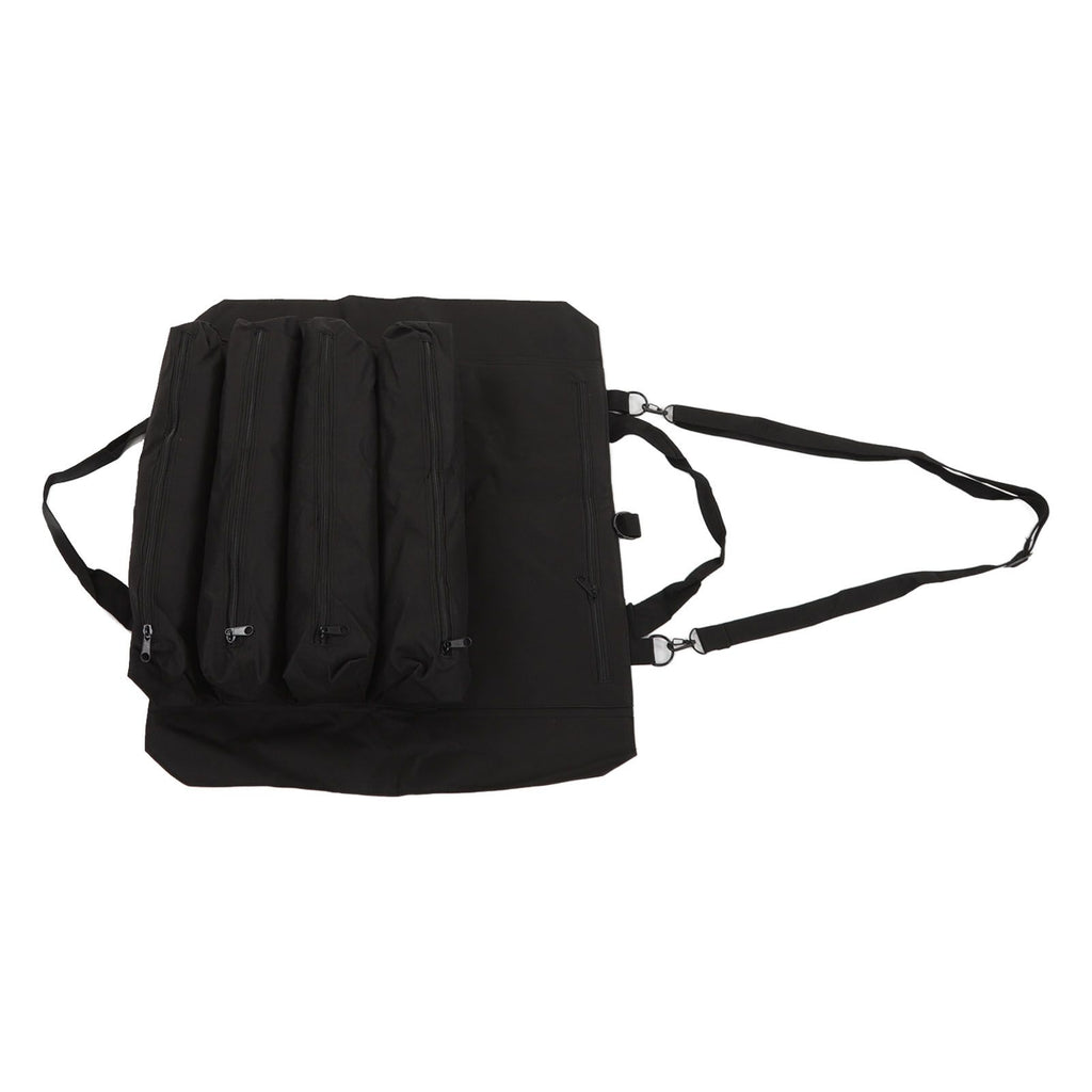 Roll Up Tool Bag Multi Purpose Tool Pouch Portable Multi Pocket Hanging Foldable Wrench Storage Carrier Black