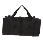 Roll Up Tool Bag Multi Purpose Tool Pouch Portable Multi Pocket Hanging Foldable Wrench Storage Carrier Black