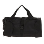Roll Up Tool Bag Multi Purpose Tool Pouch Portable Multi Pocket Hanging Foldable Wrench Storage Carrier Black