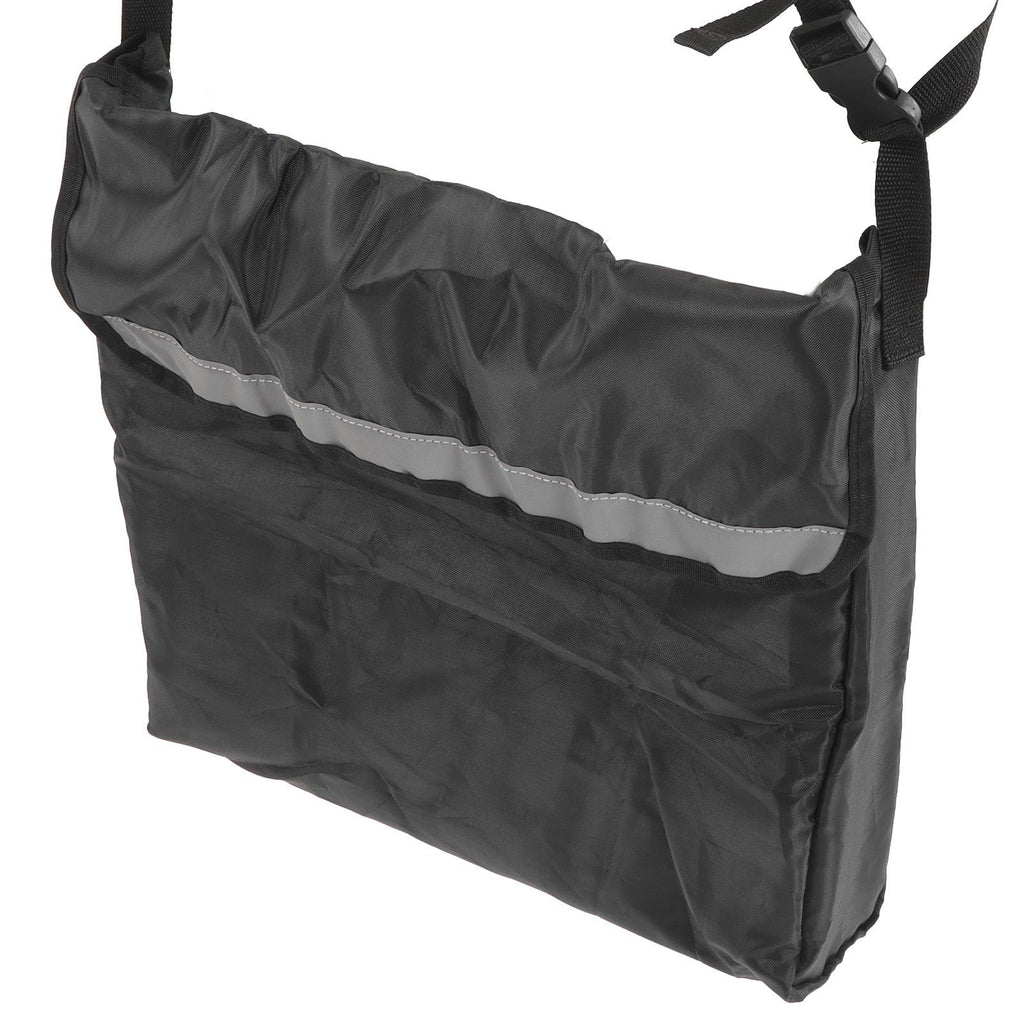 Wheelchair Backpack Bag Electric Wheel Chair Accessories Pouch for Back of Chair Black