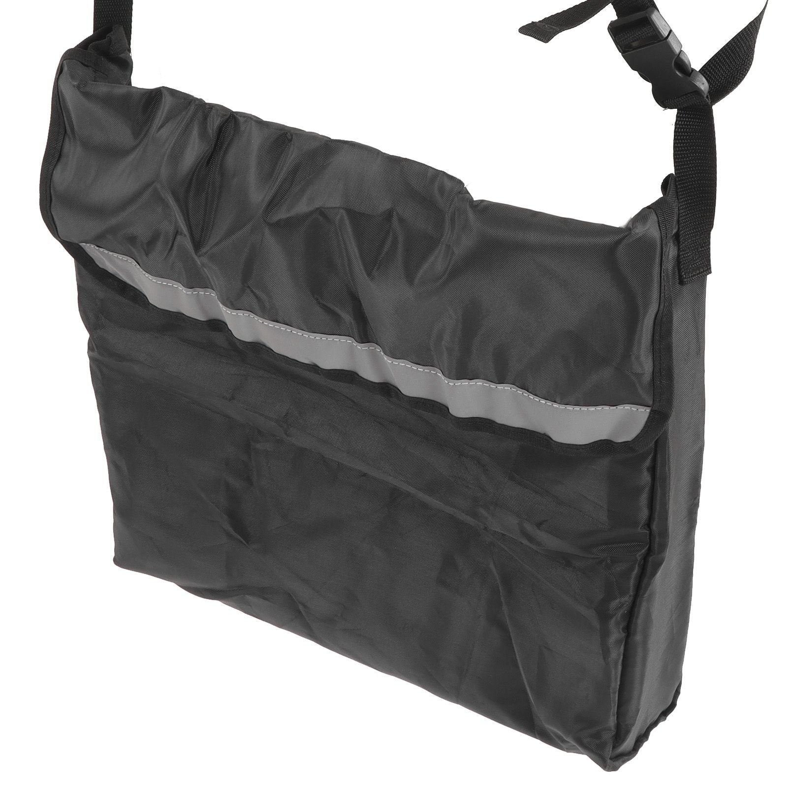 Wheelchair Backpack Bag Electric Wheel Chair Accessories Pouch for Back of Chair Black