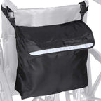 Wheelchair Backpack Bag Electric Wheel Chair Accessories Pouch for Back of Chair Black
