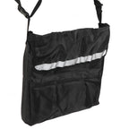 Wheelchair Backpack Bag Electric Wheel Chair Accessories Pouch for Back of Chair Black