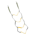 Boat Marine Rope Ladder Boarding Rope Ladder for Inflatable Boat Kayak Motorboat Canoeing Fluorescent Green 4 Stairs