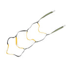 Boat Marine Rope Ladder Boarding Rope Ladder for Inflatable Boat Kayak Motorboat Canoeing Fluorescent Green 4 Stairs