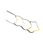 Boat Marine Rope Ladder Boarding Rope Ladder for Inflatable Boat Kayak Motorboat Canoeing Fluorescent Green 4 Stairs