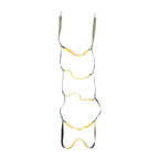 Boat Marine Rope Ladder Boarding Rope Ladder for Inflatable Boat Kayak Motorboat Canoeing Fluorescent Green 5 Stairs