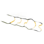 Boat Marine Rope Ladder Boarding Rope Ladder for Inflatable Boat Kayak Motorboat Canoeing Fluorescent Green 5 Stairs