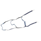 Boat Marine Rope Ladder Boarding Rope Ladder for Inflatable Boat Kayak Motorboat Canoeing Blue 3 Stairs