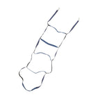 Boat Marine Rope Ladder Boarding Rope Ladder for Inflatable Boat Kayak Motorboat Canoeing Blue 5 Stairs