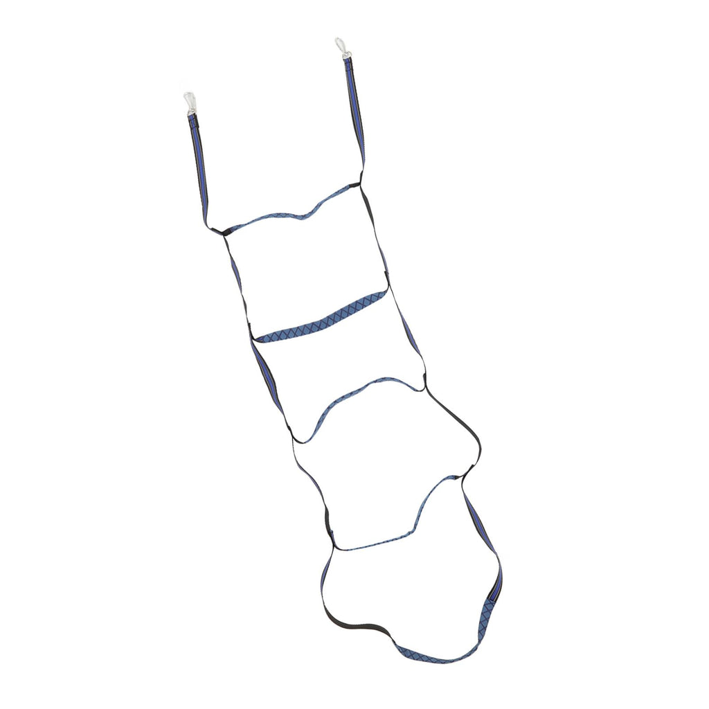 Boat Marine Rope Ladder Boarding Rope Ladder for Inflatable Boat Kayak Motorboat Canoeing Blue 5 Stairs
