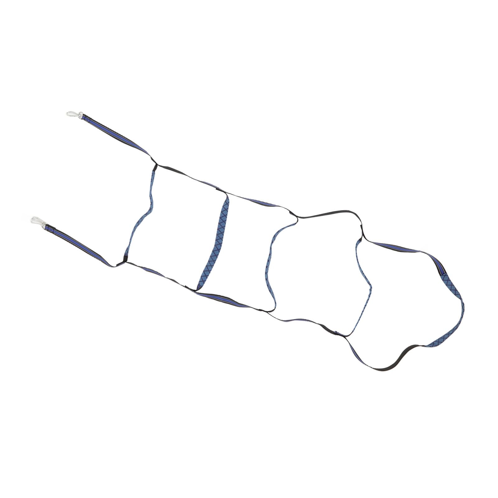 Boat Marine Rope Ladder Boarding Rope Ladder for Inflatable Boat Kayak Motorboat Canoeing Blue 5 Stairs