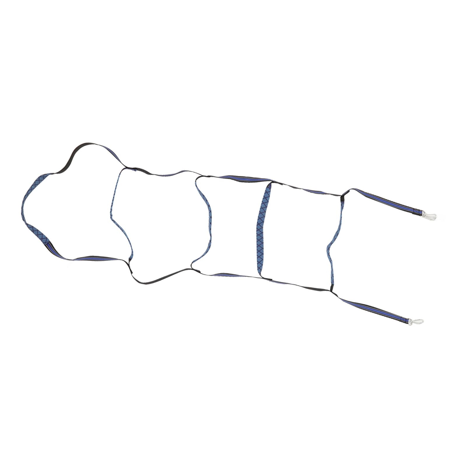 Boat Marine Rope Ladder Boarding Rope Ladder for Inflatable Boat Kayak Motorboat Canoeing Blue 5 Stairs