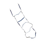 Boat Marine Rope Ladder Boarding Rope Ladder for Inflatable Boat Kayak Motorboat Canoeing Blue 5 Stairs