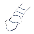 Boat Marine Rope Ladder Boarding Rope Ladder for Inflatable Boat Kayak Motorboat Canoeing Blue 5 Stairs