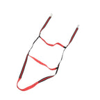 Boat Marine Rope Ladder Boarding Rope Ladder for Inflatable Boat Kayak Motorboat Canoeing Red 3 Stairs