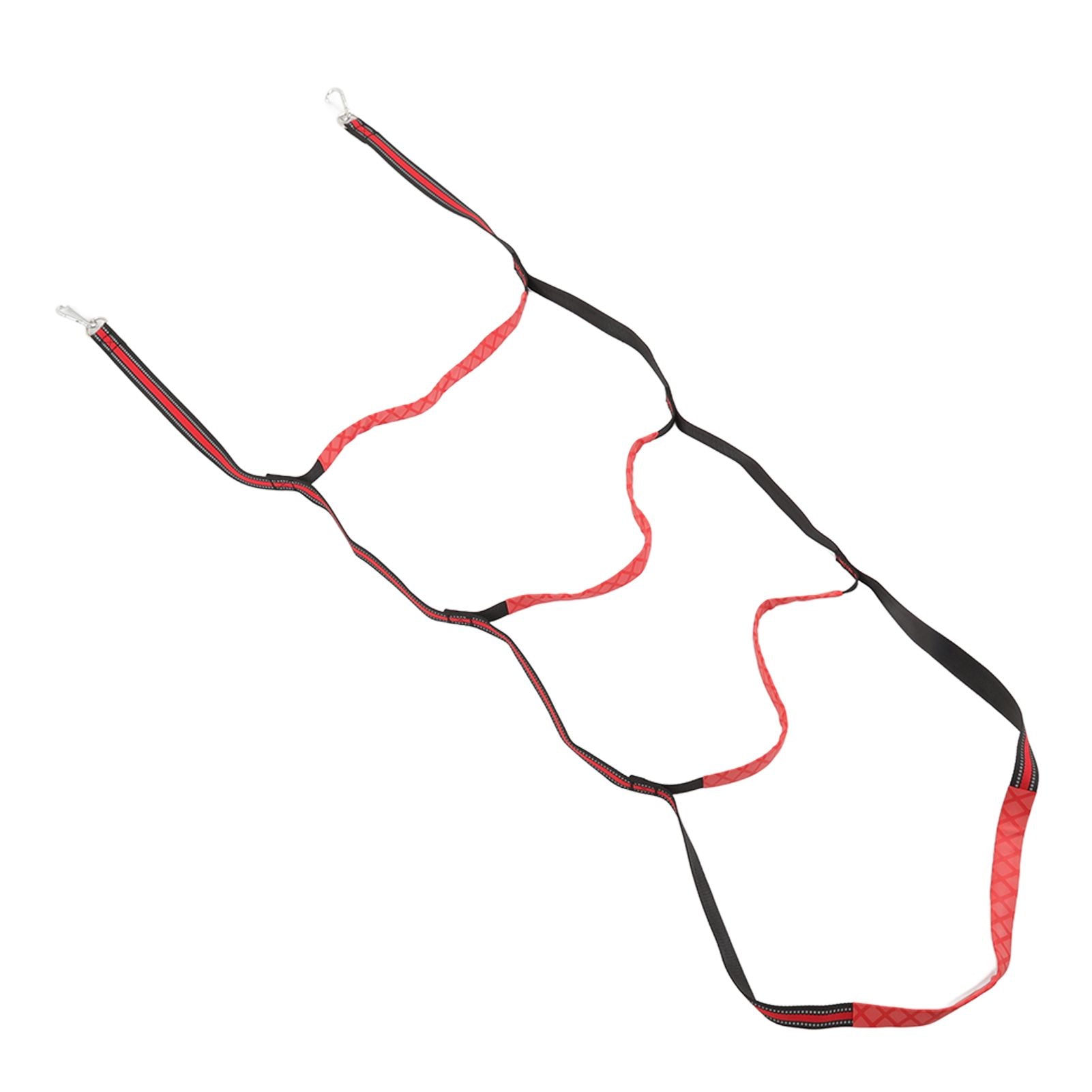 Boat Marine Rope Ladder Boarding Rope Ladder for Inflatable Boat Kayak Motorboat Canoeing Red 4 Stairs