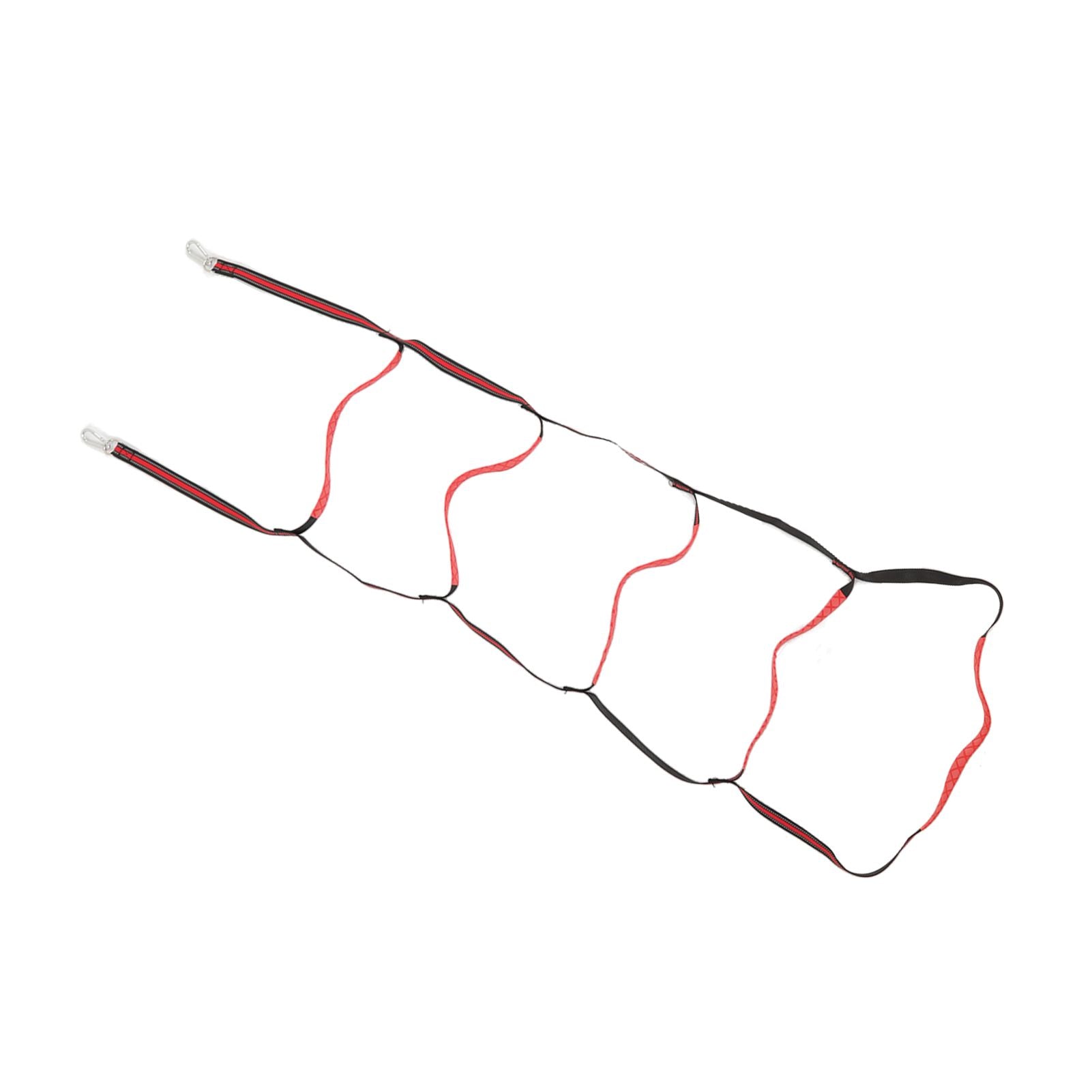 Boat Marine Rope Ladder Boarding Rope Ladder for Inflatable Boat Kayak Motorboat Canoeing Red 5 Stairs