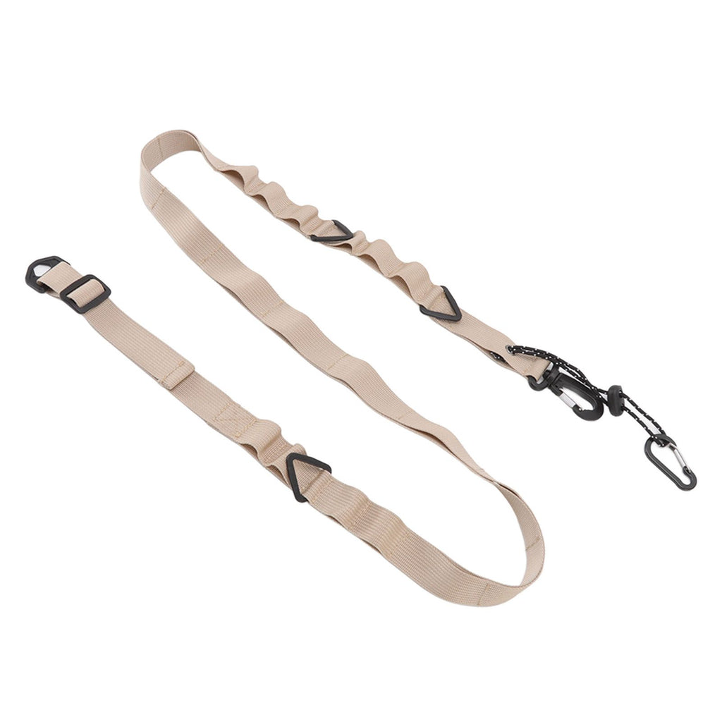 Shoulder Strap Canvas Multipurpose 24 Holes Adjustable Hanging Camping Clothesline Lanyard for Outdoor Clothes Khaki