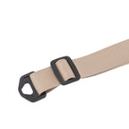 Shoulder Strap Canvas Multipurpose 24 Holes Adjustable Hanging Camping Clothesline Lanyard for Outdoor Clothes Khaki