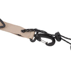 Shoulder Strap Canvas Multipurpose 24 Holes Adjustable Hanging Camping Clothesline Lanyard for Outdoor Clothes Khaki