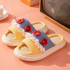 Slipper Comfortable Quick Drying Breathable Skidproof Women Sandal for Home Bedroom Yellow 36/37 for 35-36