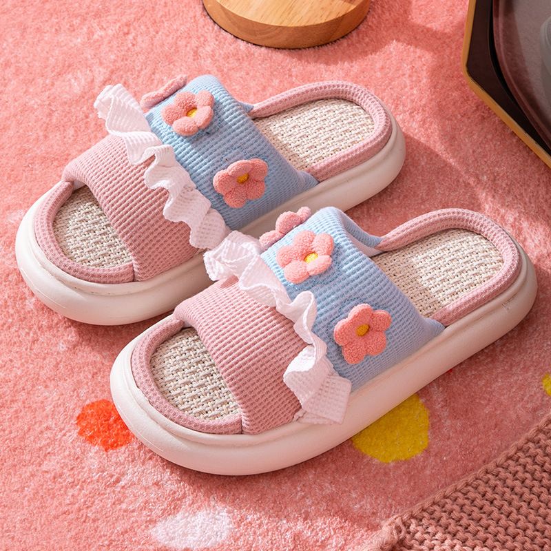 Slipper Comfortable Quick Drying Breathable Skidproof Women Sandal for Home Bedroom Pink 36/37 for 35-36