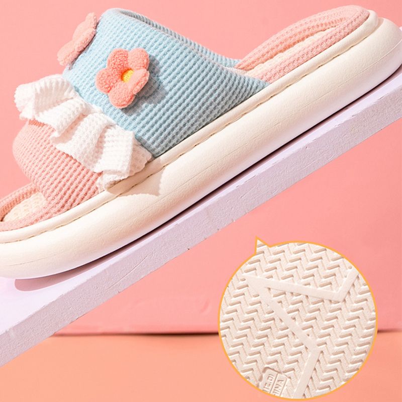 Slipper Comfortable Quick Drying Breathable Skidproof Women Sandal for Home Bedroom Pink 38/39 for 37-38