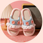 Slipper Comfortable Quick Drying Breathable Skidproof Women Sandal for Home Bedroom Pink 38/39 for 37-38
