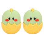 2Pcs Silicone Ice Face Mold Yellow Chicken Shape Face Eye Ice Roller for Men Women Reducing Swelling Pain Inflammation