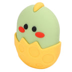 2Pcs Silicone Ice Face Mold Yellow Chicken Shape Face Eye Ice Roller for Men Women Reducing Swelling Pain Inflammation