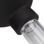 4Pcs Glass Cupping Set Black Silicone Ball Massage Vacuum Suction Cupping for Facial Skin