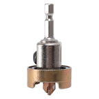 Countersink Drill Bit Carbon Steel 5 Flute Working Depth Adjustable Countersunk Drill Bit 3/8 X 3/32 X 1/4in