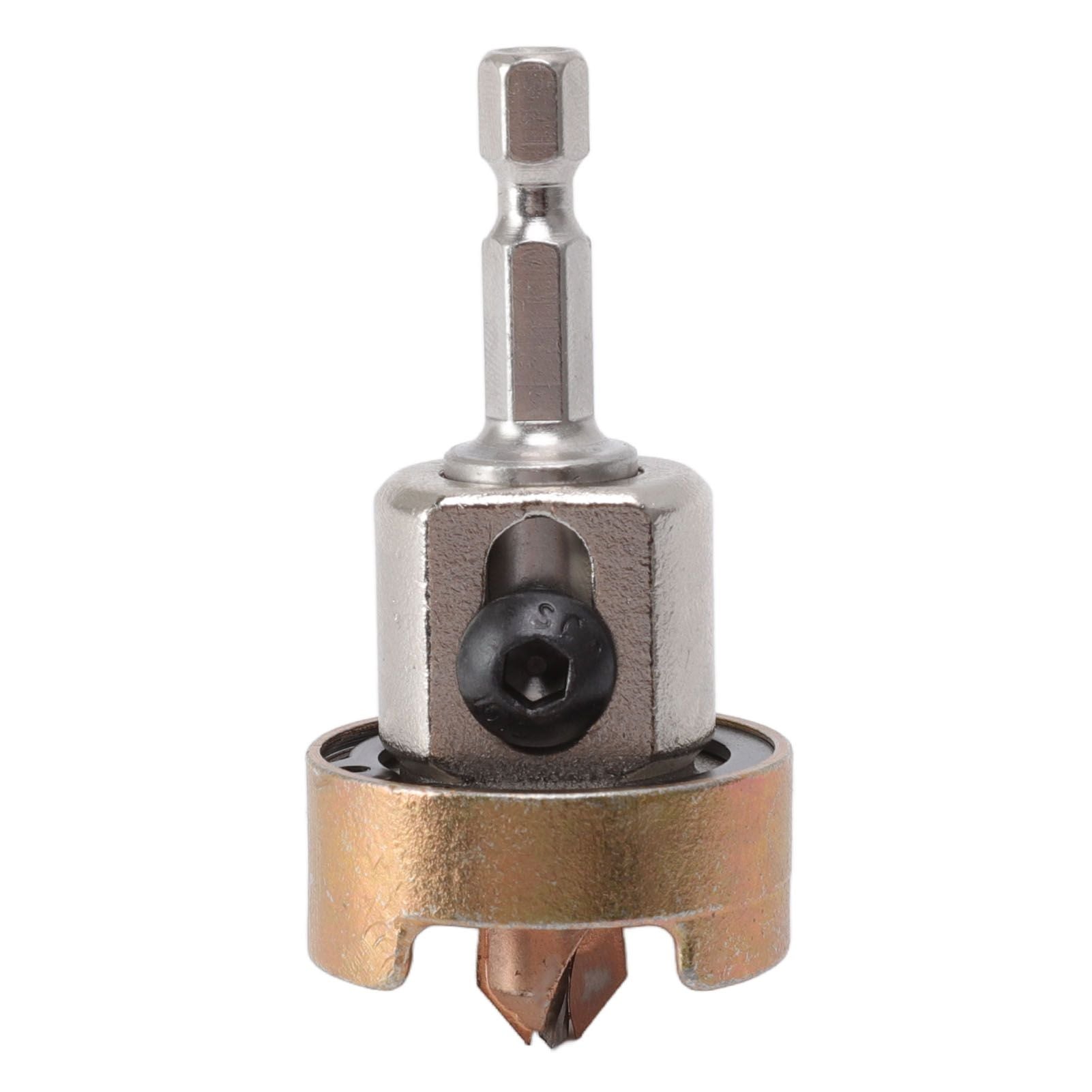 Countersink Drill Bit Carbon Steel 5 Flute Working Depth Adjustable Countersunk Drill Bit 3/8 X 3/32 X 1/4in