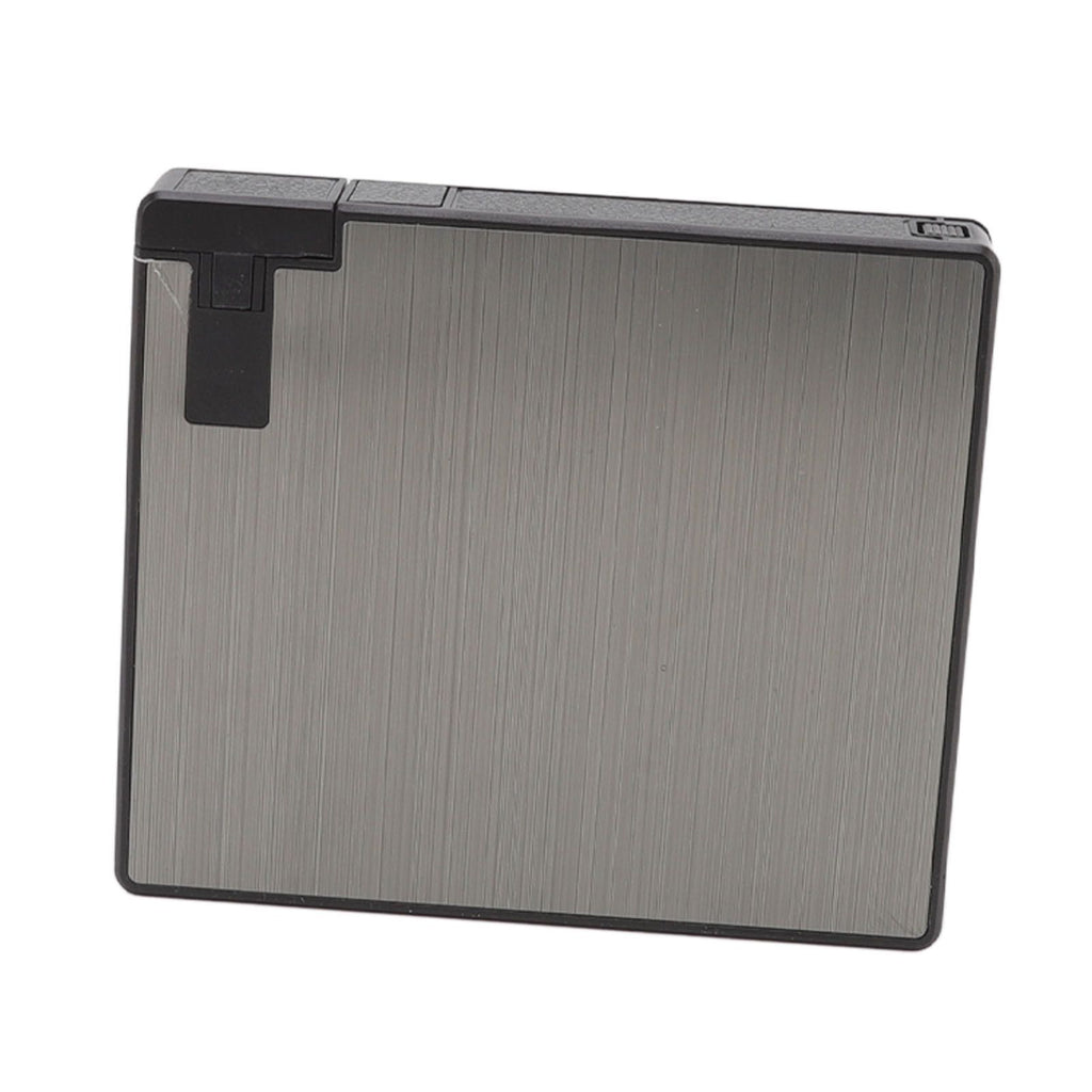 Cigarettes Case Box Automatic Ejection Holder with Dual Arc Lighter USB Rechargeable Power Display Windproof for 10 Cigarettes