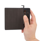 Cigarettes Case Box Automatic Ejection Holder with Dual Arc Lighter USB Rechargeable Power Display Windproof for 10 Cigarettes