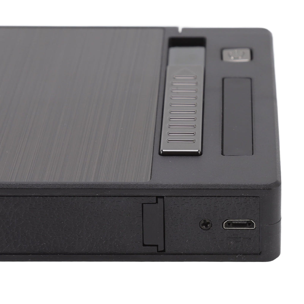 Cigarettes Case Box Automatic Ejection Holder with Dual Arc Lighter USB Rechargeable Power Display Windproof for 10 Cigarettes