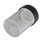 Magnifying Viewing Jar Multifunction Waterproof Magnifying Glass Storage Jar with LED Light for Home Travel Black