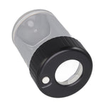 Magnifying Viewing Jar Multifunction Waterproof Magnifying Glass Storage Jar with LED Light for Home Travel Black