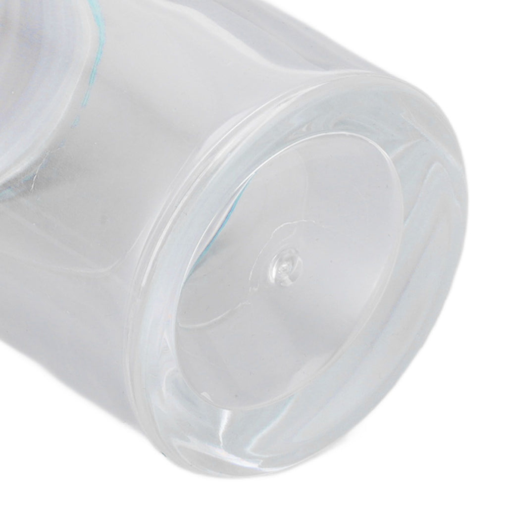 Magnifying Viewing Jar Multifunctional Waterproof Portable Magnifying Glass Storage Jar with LED Light for Tobacco Blue